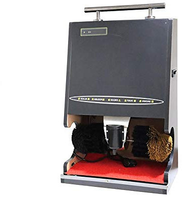 Electric Shoe Polisher, Floor-Standing Fully Automatic Induction Electric Shoe Polisher Suitable Shoe Polisher Suitable for Home and Business Electric Shoe Polisher(B)