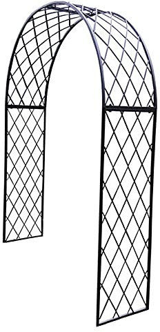 Arche de Jardin,Mariage Arche Arceau Tonnelle de jardin en fer forgé, treillis de tonnelle d'arche de jardin robuste, pour diverses plantes grimpantes, roses, vignes, tonnelle de pergola décorative,