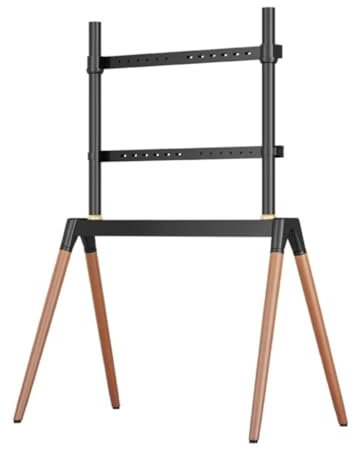 NESPIQ Soporte De TV De Pie Soporte De TV con Trípode para Pantalla LCD LED De 43 A 86 Pulgadas, Soporte De Exhibición De TV De Estudio, Soporte De TV Ajustable con 4 Patas Soporte Suelo TV(Black)