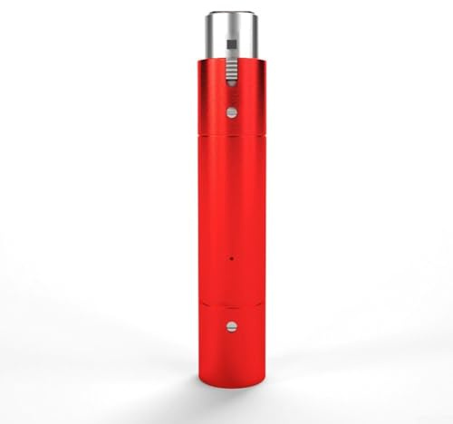 Préampli micro dynamique de qualité supérieure, large gamme de fréquences pour des enregistrements détaillés (rouge)