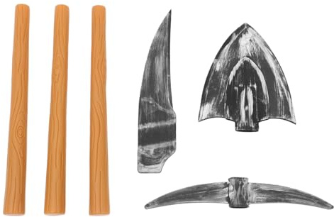 KICHOUSE 3stücke Zwerg-Set Mit Spitzhacke Säge Und Schaufel Robuste Bühnenrequisite Für Halloween Karneval Kostüm-Party Und Zwerg-Cosplay Detailgetreu Und Sicher