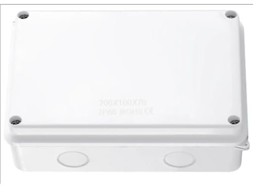 HERKINDNESS Étanche Boite Derivation, 200 X 100 X 70 mm Boite Derivation Etanche, Ip65 Boite Etanche, Blanc Boite de Dérivation, avec Bornes et Accessoires de Montage pour Câble Ø12-16 mm