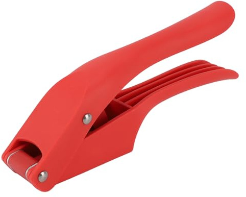 Vitlökspresser Vitlök Squeeze Tool Enkelt Att Använda Mångsidig Design Viktigt Köksverktyg material 2 i 1-funktion Gjord Av PP för Långvarig Användning Kompakt och (Röd)