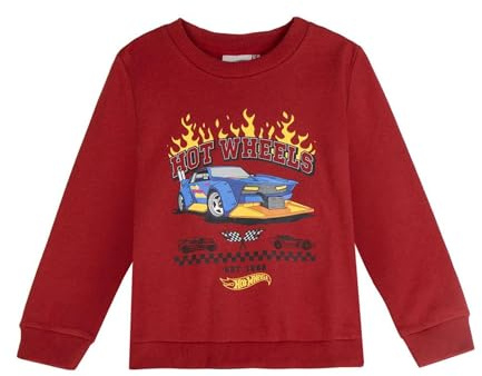 Sudadera Hot Wheels diseño Original y Licencia Oficial | Ropa Infantil cómoda, Abrigada día a día