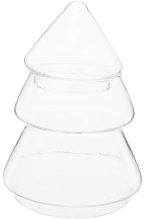 Ciieeo Bonbonglas Mit Deckel Transparent Für Süßigkeiten Kekse Snacks Aufbewahrungsbehälter Mit Sicherem Deckel Für Weihnachten Festival Party Tischdekoration