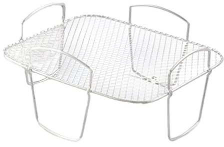 Rejilla para freidora de aire, rejilla para deshidratador de acero inoxidable 304, cesta para freidora de aire para cocinar, cocinar al vapor, enfriar, secar, cocinar al horno