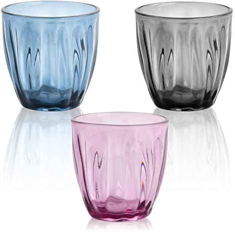 Xzeemo 3 Pezzi tazza per spazzolini da denti, 400ml Bicchiere Plastica, Tazza per Collutorio, Porta Spazzolini da Bagno, Tazza per Acqua, Portaspazzolino, Tazza per Spazzolino da Denti