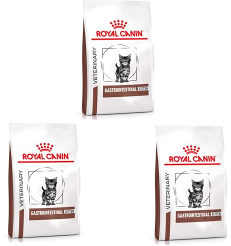 Royal Canin Veterinary Gastrointestinal Kitten Feline | 3er Pack | 3 x 400 g | Diät-Alleinfuttermittel für Kätzchen | Kann dabei helfen den Gastrointestinaltrakt zu unterstützen