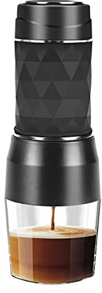 Sunmeit Cafetière express à presse manuelle pour café moulu machine à café portable adaptée pour café en poudre
