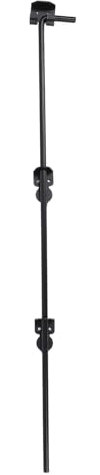 36-Zoll-Rohrriegel-Torfallstange, Robuste Stahltor-Bodenverriegelung für Holzzäune, Metalltore, Türen, Zauntor-Fallstange, Torstopper-Hardware, Torrohrbolzen für Maschendrahtzaun