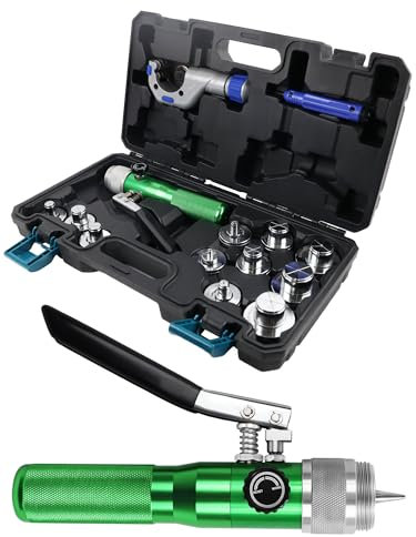TZTTGS HVAC-Hydraulik-Swaging-Werkzeugsatz für Kupferrohre, Aufweitung von 3/8 Zoll auf 1 5/8 Zoll (Expander (3/8 ~ 1-5/8))