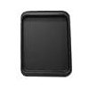 QRXALISA Teglie da Forno Teglia da Forno Rettangolare Antiaderente in Acciaio al Carbonio, teglia da Forno for Biscotti, Pizza, arrosti, Muffin, Pane, teglia da Forno, Torta, placcata(Black L)