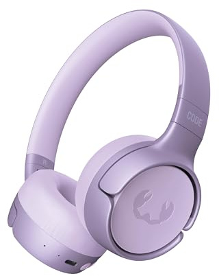 Fresh 'n Rebel Code Fuse, Bluetooth-Kopfhörer on-Ear, kabellos, 30 Stunden Spielzeit, mit Mikrofon und Sprachassistent, Lautstärkeregler und Wiedergabe/Pause-Tasten, faltbar (Dreamy Lilac 2)