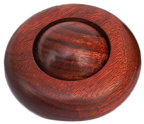 BCOATH Handmassagegerät Holz Massageball Handmassageball für Ältere Personen Tragbarer Handball für Handflächenmassage Schultern Nacken Arme Beine Rücken und Füße