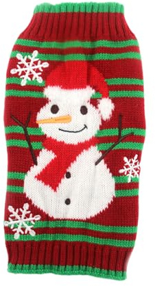 Zambuph Holiday Hound Stilvolle Winter Hundepullover für Chihuahua und Bulldoggen. Winter Hundebekleidung, Hundekleidung für kleine Hunde