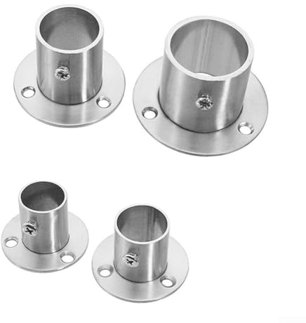 Stabile Rohrstütze für Schrankstange, Edelstahl-Hängeschiene, perfekt für Präsentation und Aufbewahrung (32 mm)