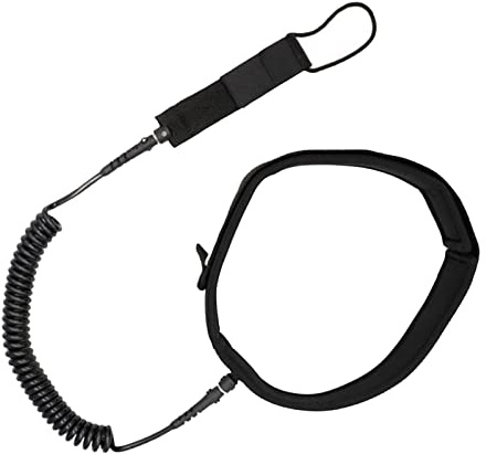 Yunmeryker Leash per Tavola da Surf, Leash per Surf, Leash per Tavole da Surf, Cintura Regolabile, Attacco Elastico, Materiale in PVC Ad Alta Resistenza per Il S, 10 Piedi