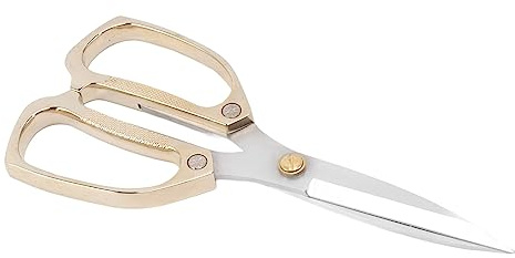Yosoo Health Gear Küchenschere aus Edelstahl Zum Kochen von Lebensmitteln, 19,8 X 8,4 Cm, für Geflügel, Fisch, Fleisch, Knochen mit Starker Schneide, Bequemer Griff für Küche, Grill, Camping (Golden)
