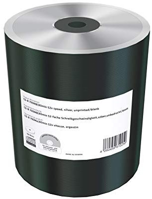 MediaRange MR230 - CD-RW vírgenes (CD-R, 52x, 100 Unidades)