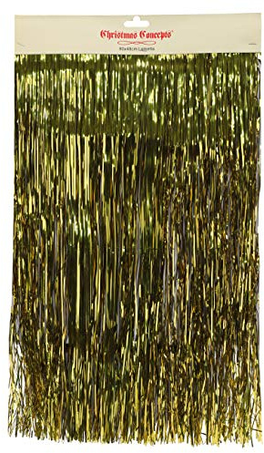 Christmas Concepts® Shiny Lametta – Christbaumschmuck (Gold)