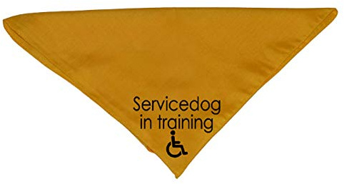Hundehalstuch Servicehund in Training Rollstuhl Wheelchair Assistenzhund