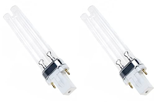 Anyray 2-Bulbs 9W Compatible Replacement G23 Bulb for Beckett UV9 Filter 9 Watt