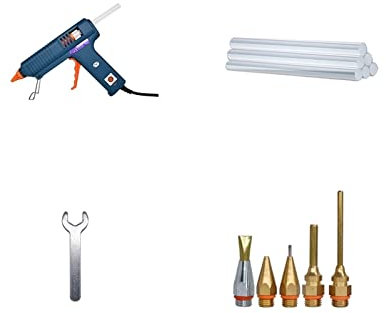 Pistola per colla a caldo Pistola For Colla A Caldo, Ugello Sostituibile, Regolazione Della Temperatura, Uso Colla Stick Da 11 Mm, Pistola For Colla Industriale, Utilizzata For La Riparazione ( Color