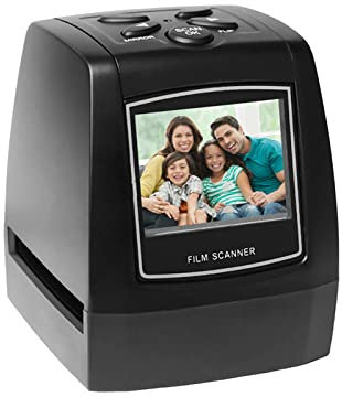 YDEXF Digital Film Scanner, Slide Scanner with 2.4in TFT LCD Screen, Negatives Scanner Support Preview Playback, Convert 35mm/135mm to JPEG