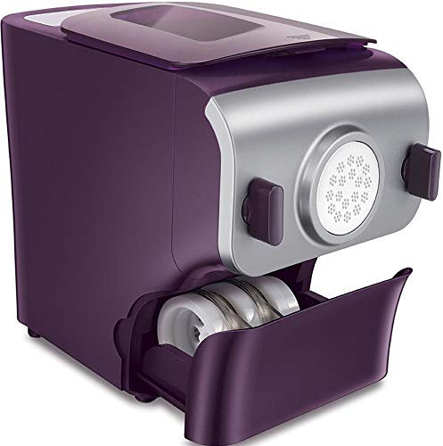 Máquina Profesional para Hacer Pasta, máquina automática para Hacer Fideos domésticos, máquina Multifuncional eléctrica Inteligente, cortadora Fresca (Color: Morado, tamaño: 35 x 22 x 30 cm) (Morado