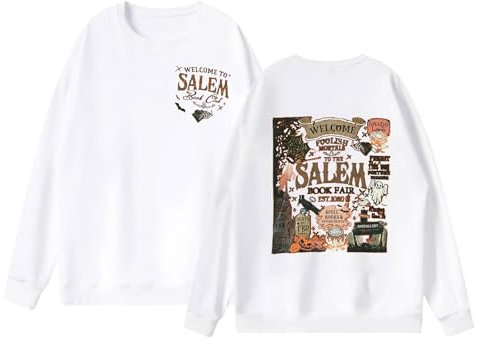 Off Shoulder Sweatshirt Womens Christmas T-Shirts Women Womens Jumpers Size 16 Ladies Clothes Jacket for Women Womens Oversized Hoodie Mesh Long Sleeve Top Womens Long Coat (White, XL)
