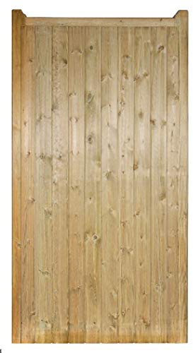 Draton Wooden Garden Gates 70mm Thick Frames with Tongue & Groove Quality Wood Timber (750mm Wide x 1800mm High DR50)