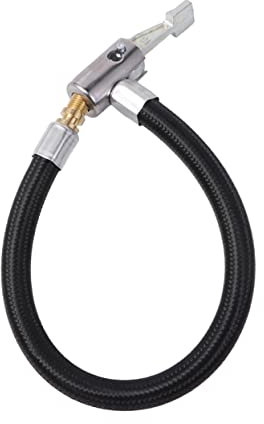 MUCKLILY Verriegelbarer Air Chuck-adapter 60 Cm Luft-aufblasschlauch für Auto Fahrrad Luftschlauch-adapter Standardventil