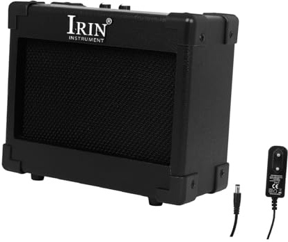 Harilla E -Gitarrenverstärker -Gitarrenlautsprecher tragbarer Ton Volumensteuerung Mini Bass Amp Übung AMP für Live - -Reise