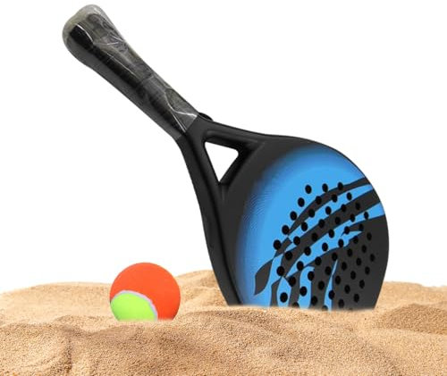 Nankoyal Palas de Pádel | Raqueta De Pádel Playa,Equipo Deportivo Antivibración para Hombres Mujeres Adultos y Principiantes