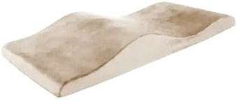 Camilla Estetica Cubrecama y cubrecama for pestañas, cojín ergonómico con Curvas for Mesa de masajes, colchón for pestañas for salón de Belleza(Brown Mattress,180x60 cm)