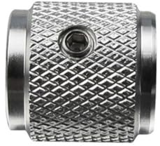 CONGARTENO 2 Satz Lautstärkeregler in Silber Einfache Montage aus Zinklegierung Gitarrenzubehör für E-gitarre und Bass für Shop und Musiker
