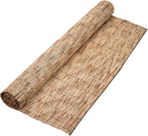 Fiore Design Arella Bamboo Naturale da Esterno – Frangivista in Cannette 4–6 mm, Copertura Recinzione per Giardino, Balcone e Terrazzo, Disponibile in Diverse Dimensioni (2,5x4 mt)
