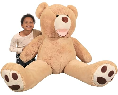 bananair - Riesen Teddy groß 160 cm, in Frankreich Hergestellt, CE-Zertifizierung, Sehr Weich und Flauschig, Teddybär XXL für Geburtstage und andere Feiern