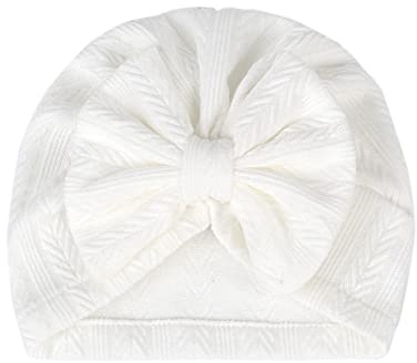 Katutude Baby Mütze, Baby Turban Hüte, Baumwolle Elastische Cap, Atmungsaktive Weiche Schleife Turban Mützen Beanie Caps Kappen Headwraps Headwraps für Neugeborene Mädchen
