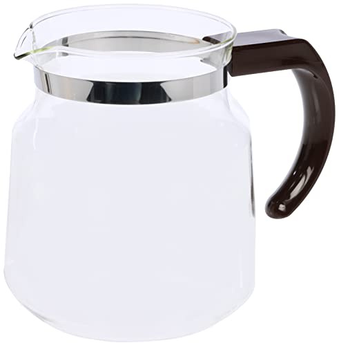 Nedis KACM100CPBN ersättningsglaskanna – 1,2 l – för Moccamaster K, KB, 741, Excellent 10S – med lock – transparent