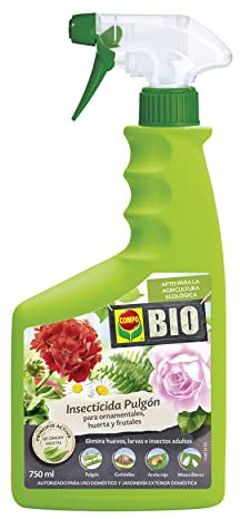 COMPO BIO Insecticida Pulgón, Para plantas ornamentales, huerta y frutales, Apto para agricultura ecológica, Pulverizador, 750 ml