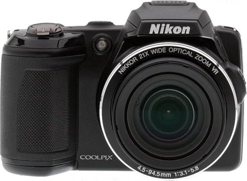 Nikon COOLPIX L120 14.1 MP Digital Camera with 21x NIKKOR Wide-Angle Optical Zoom Lens and 3-Inch LCD (Black) (OLD MODEL)