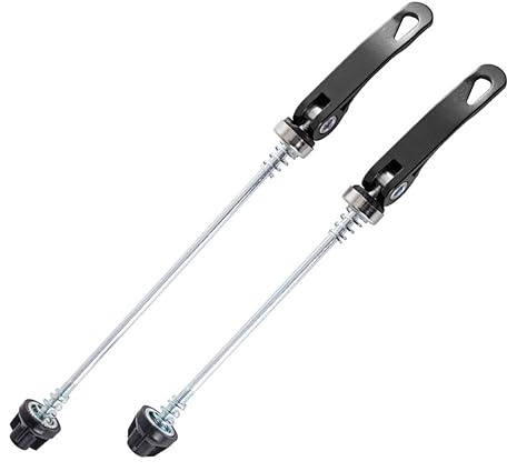 JOCXZI 1 pair of bicycle quick release set bicycle quick release front wheel and rear wheel hub bicycle hubs front and rear quick release bicycle quick release for MTB road bike and road bike