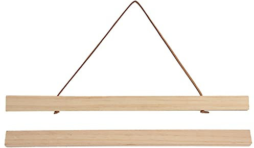 JYCRA Holz-Posteraufhänger, Magnetischer Posterrahmen-Aufhänger, DIY-Magnet-Hängerahmen, Holz-Magnetrahmen-Aufhänger für Kunst/Drucke/Leinwand/Fotos/Bilder/Kunstwerke(21 * 2.1)