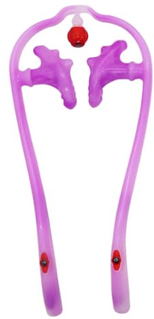 FRCOLOR Manuelles Pp Massage und Nackenmassagegerät Schmerzlinderung zur Durchblutung Material Effektive bei Entspannung Wohlbefinden