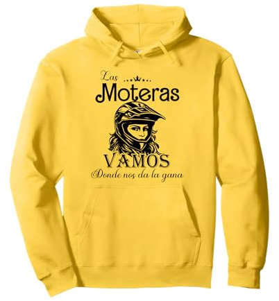 divirtida Chica motera Motorista mujer Motoristas Moto Sudadera con Capucha
