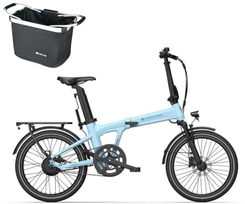 A Dece Oasis ADO E-Bike Air20Pro,klapprad e-Bike,Riemenantrieb,Pedelec 20 Zoll, 2 Gang,Bürstenloser Motor,3,5-Zoll-IPS-Display,ebike Damen/Herren Mit Batterie (Maximale Reichweite 160 KM) (Blue)
