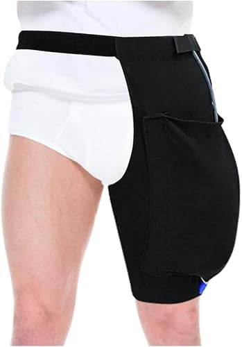 GEDRACKPMYN Halter für Urindrainagebeutel, Halter für Katheterbeutel, Inkontinenz-Nephrostomie-Unterwäsche, Katheter Stabilisierungsgerät für Männer und Frauen (einheitliche Größe)