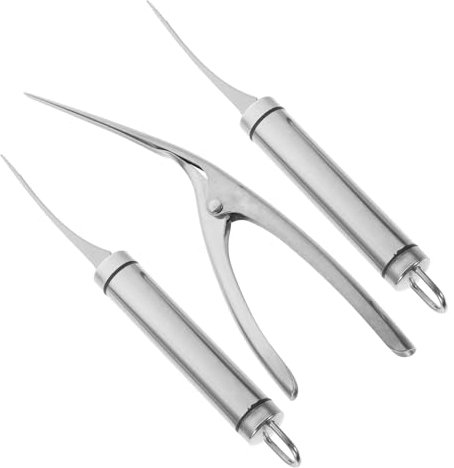 PRETYZOOM Set di Strumenti Pratici per Gamberetti 3 Pezzi Sbucciatore per Gamberetti Leva per La Lenza per Sbucciare I Gamberetti