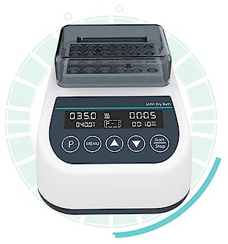 Centrifuga, Mini riscaldatore da laboratorio termostatico for incubatore a bagno secco portatile con blocco riscaldante for centrifuga Tu 0,2/0,5/1,5/2 ml(MDB (0.5mlx24))
